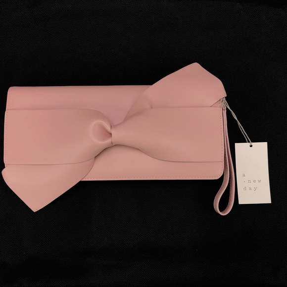 a new day Handbags - Pink Bow Purse by A New Day Brand New